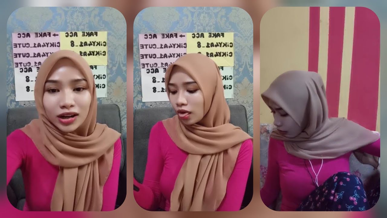KEINDAHAN GADIS HIJAB JILBOB CANTIK LIVE MALAM