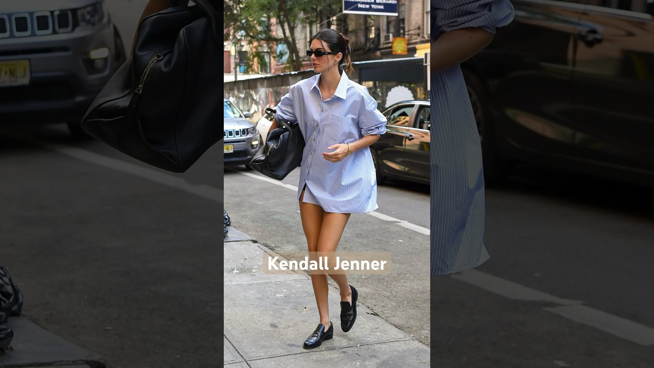 Kendall Jenner - Oversized Shirts & Blouses #outfit #springfashion  #shorts