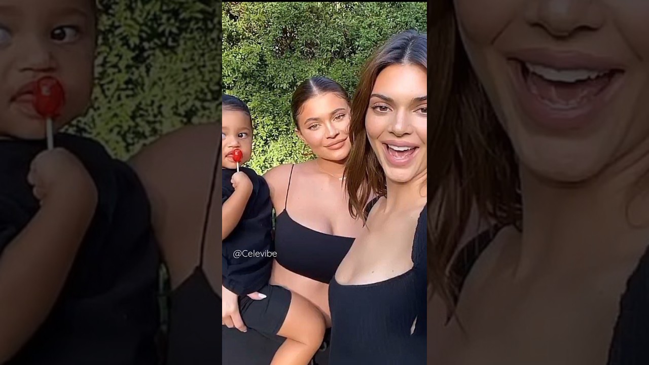 Kendall Jenner With Stormi 😍❤️ Kylie Daughter #trending