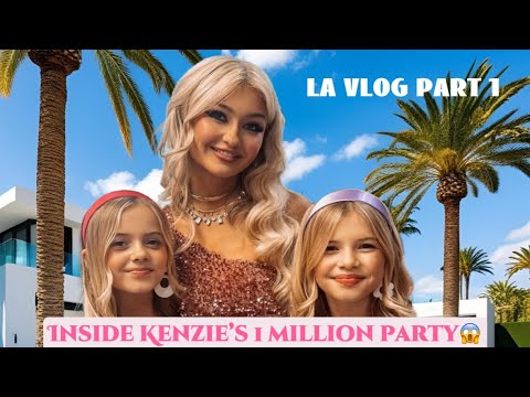 KENZIE’S 1 MILL PARTY  W/ PPP 😱🎉(Ft. The Glow house girls)