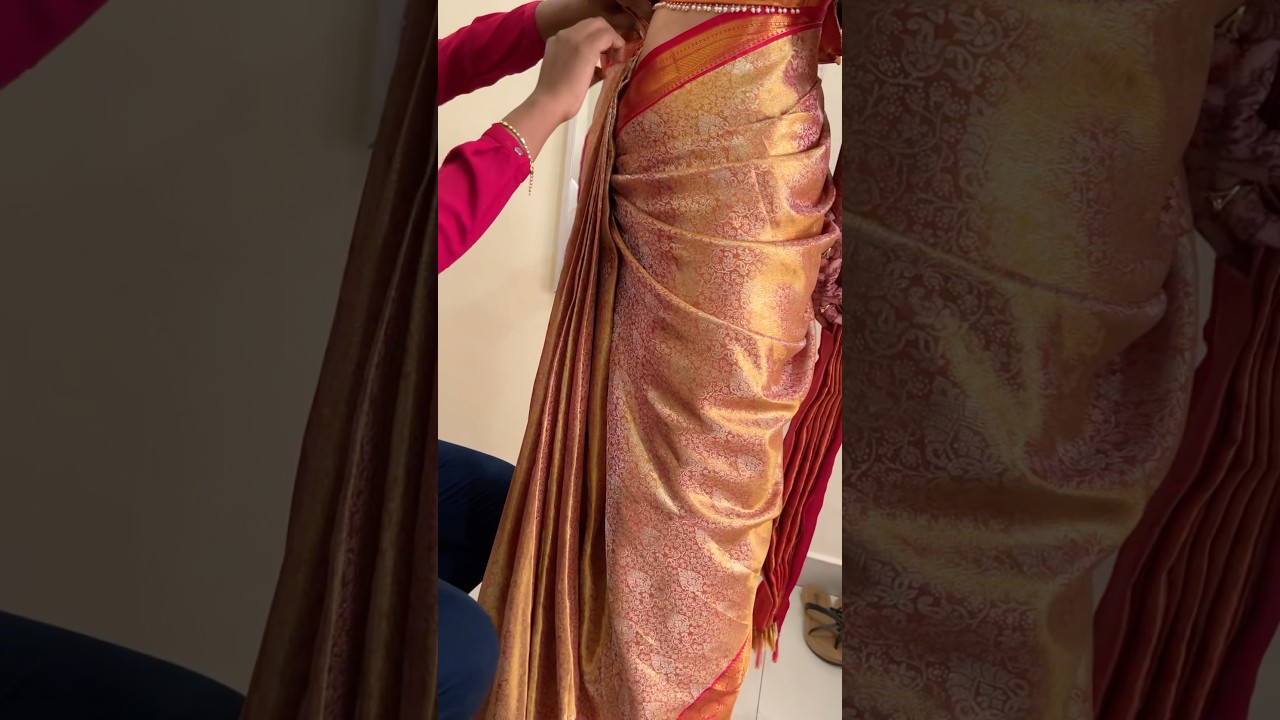 Kerala Bride Saree draping🫶❤️‍🔥