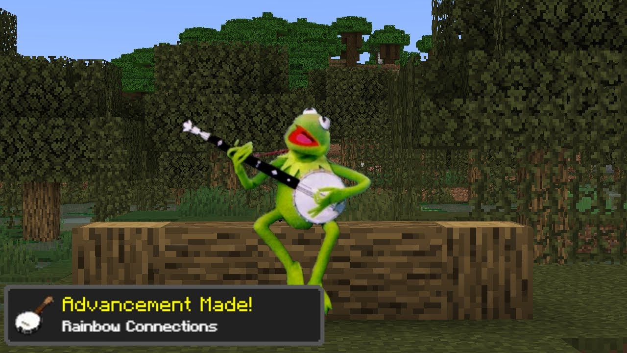 kermit plays minecraft