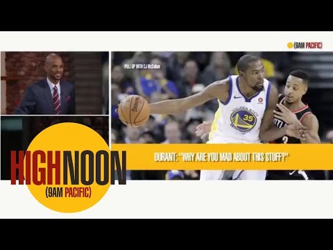 Kevin Durant mocks CJ McCollum on his own podcast | High Noon | ESPN