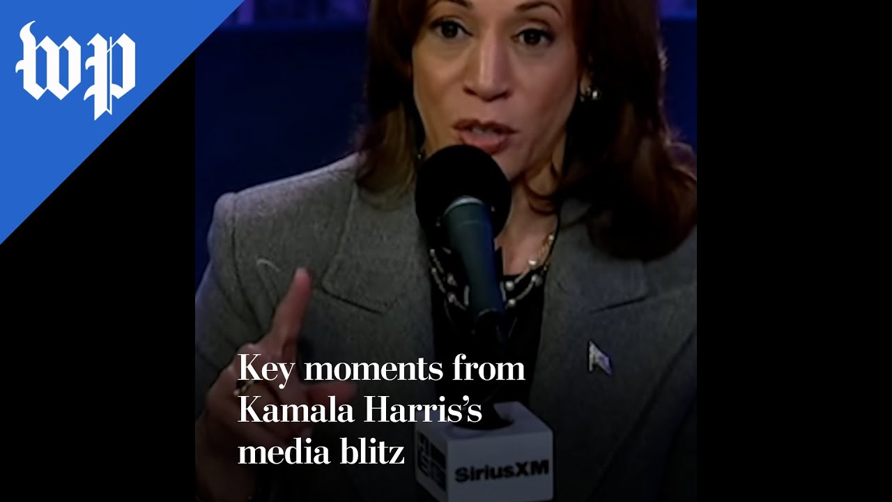 Key moments from Kamala Harris’s media blitz