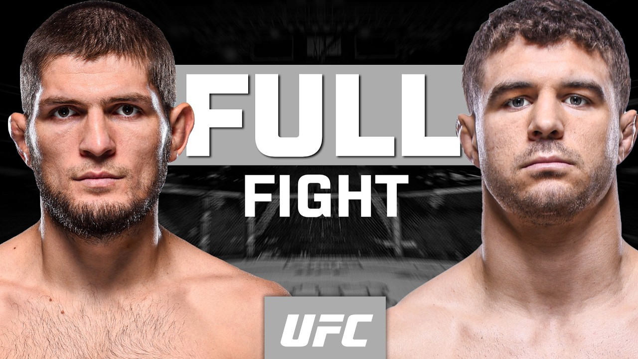 Khabib Nurmagomedov WINS THE BELT 🏆 | FULL FIGHT