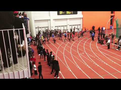 Kid does Naruto Run at track meet