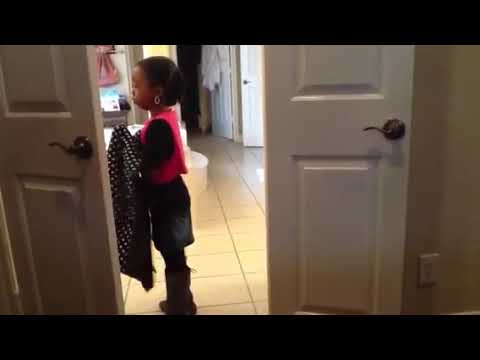 Kid throwing a tantrum