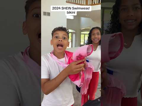 Kids Rate Mom's SHEIN Swimwear🤣🤣🤣 #SHEINswimwear #ad