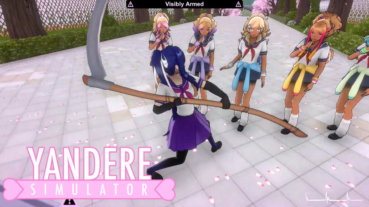 Killing Everyone with the Scythe but the BULLIES are first | Yandere Simulator Demo