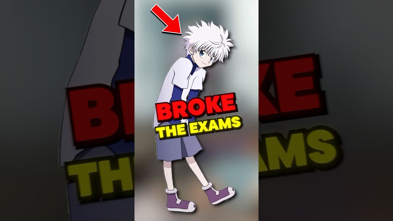 Killua BROKE the Hunter Exam 😯 #animeanxiety #hunterxhunter
