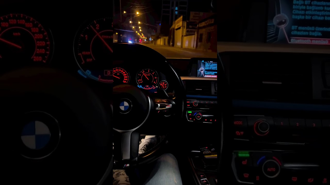 Kim bakar ardına - BMW hd gece araba snap