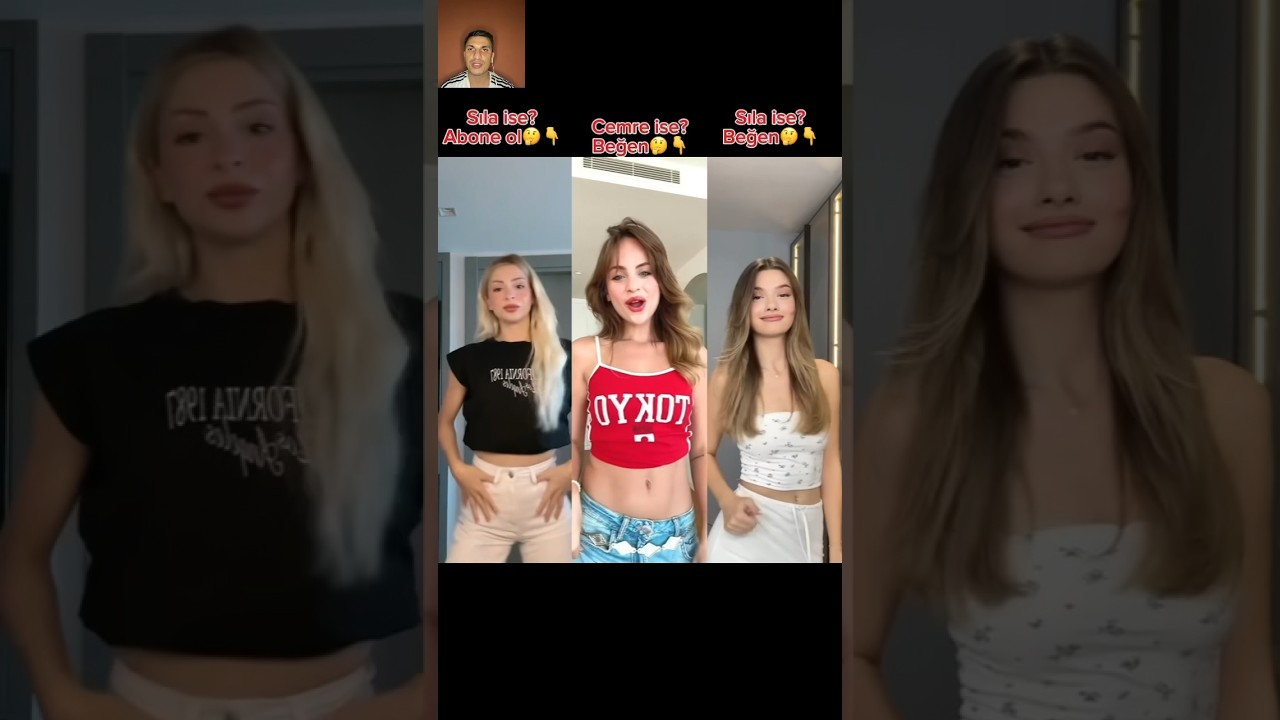 Kim iyi yapmış? Sıla Beyoğlu Cemre Solmaz Sıla Dündar  Yeni Tiktok Dans Videosu alibi trend dance