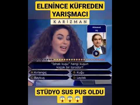 Kim Milyoner Olmak İster'de Elenince Küfreden Yarışmacı 😱 #kimmilyonerolmakister