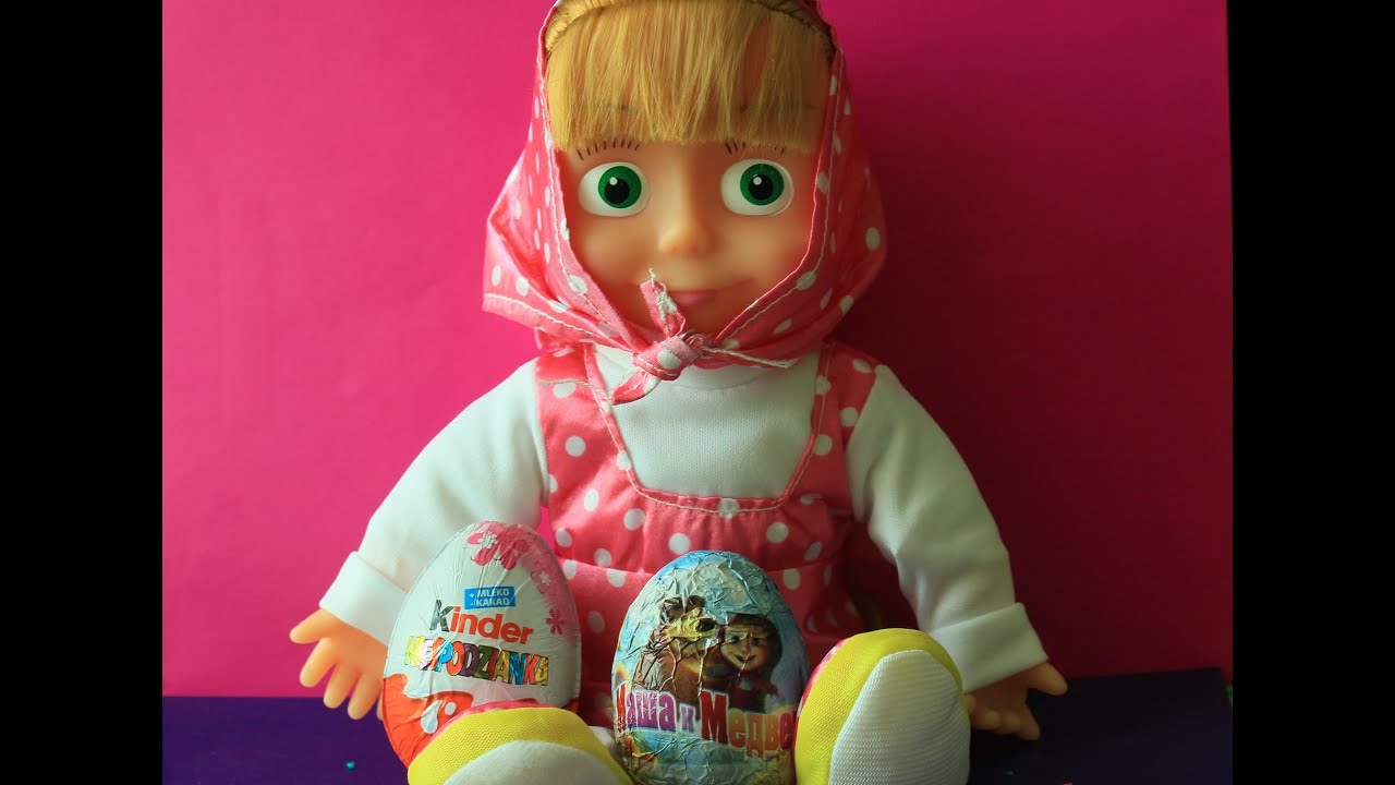 KINDER Surprise Disney Маша и медведь Toys Egg Surprise