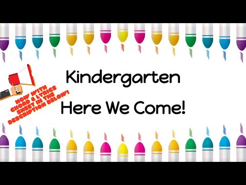Kindergarten Here We Come || Pre-School Edition