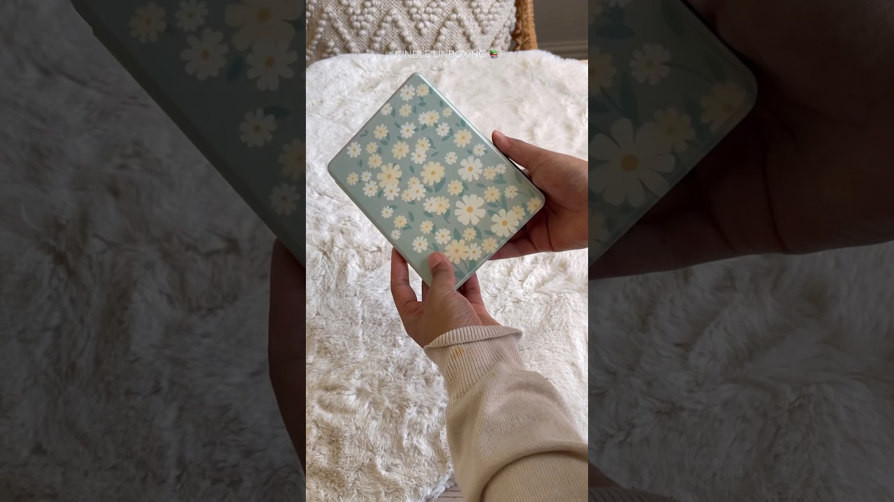 Kindle paperwhite unboxing 🤍 #kindle #kindleunlimited #unboxing