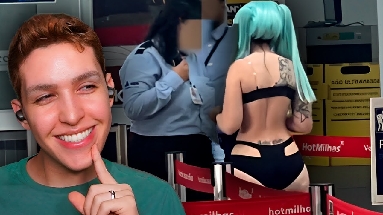 Kine-Chan é EXPULSA de aeroporto por falta de roupa
