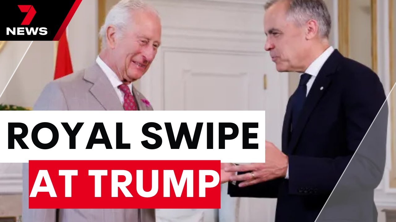 King Charles' royal swipe at Trump | 7NEWS