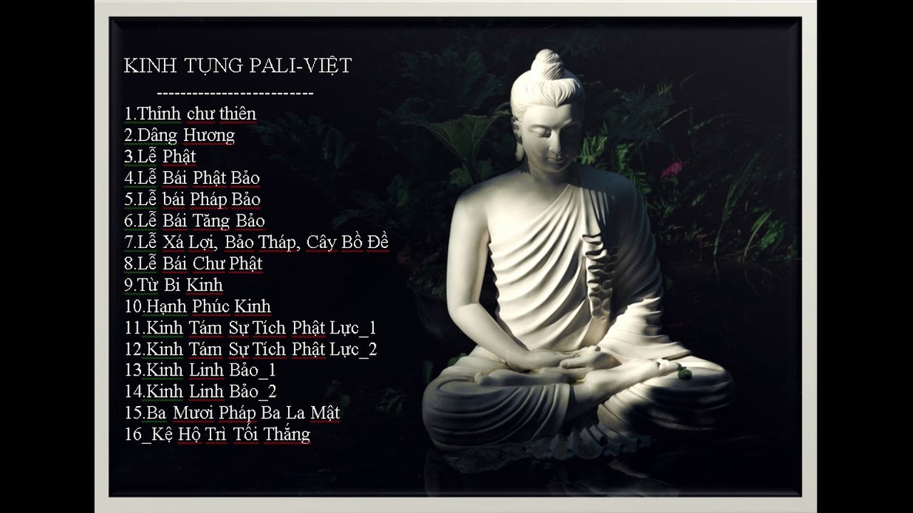 KINH TỤNG PALI-VIỆT (MỚI)
