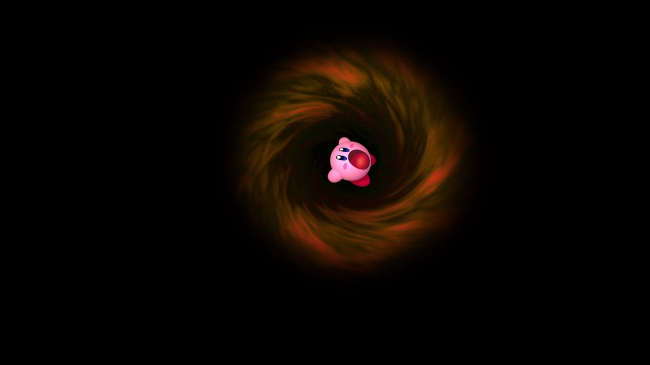 Kirby Falls in a Black Hole