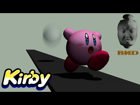 Kirby in the ВИD logo