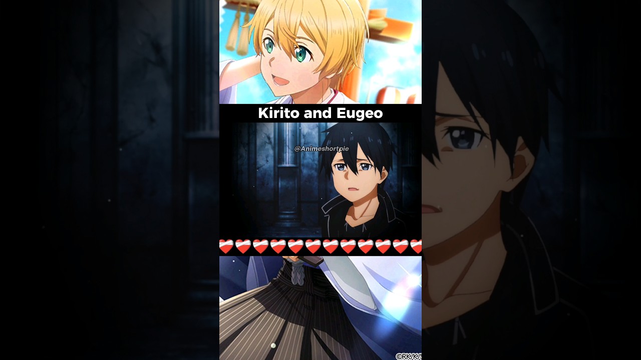 Kirito X Eugeo || Sad edit 💔...............  #otaku #animeedit #animecute