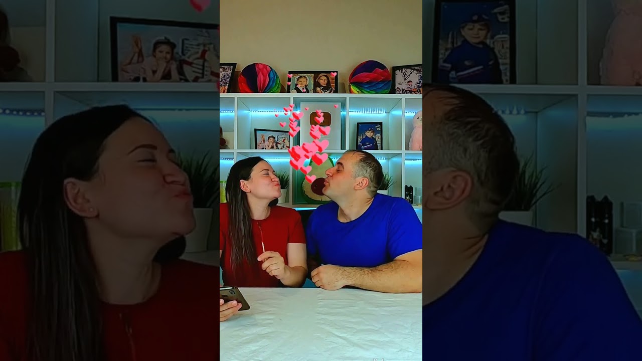 Kiss prank on Mom!Oh No! 😱🤣 #shorts Best video by SHORTULIKI