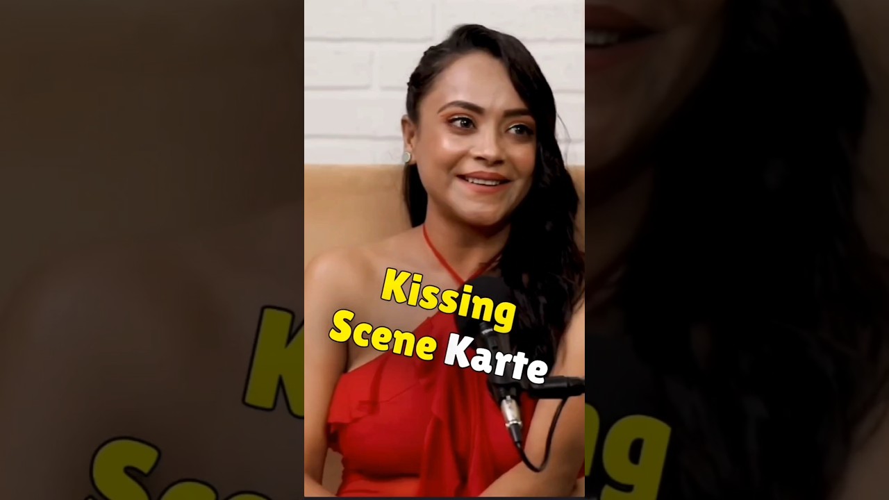 Kissing Scene |Ft. Nehal Vadoliya and Realhit #podcast #newshorts