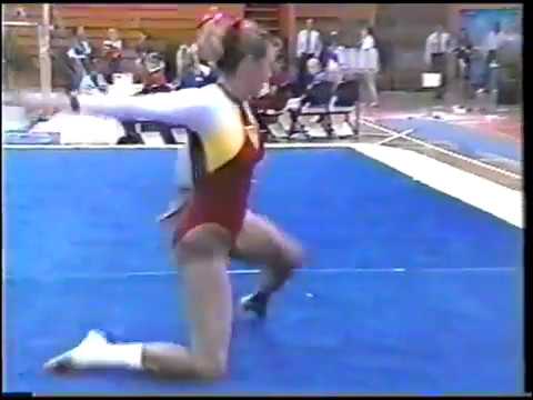 K.J. Kindler (Iowa State) - FX & UB - 1992 Georgia & Iowa State at Florida