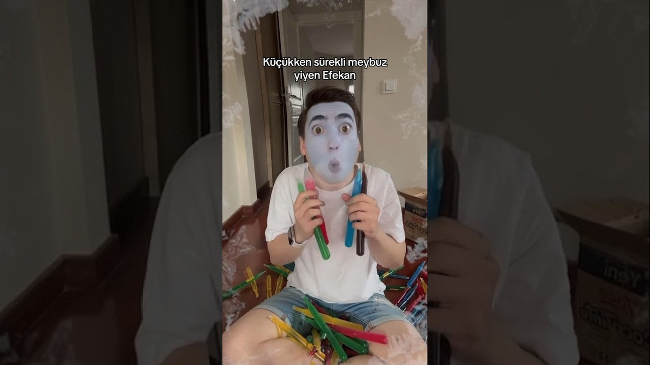 Küçükken sürekli meybuz yemek