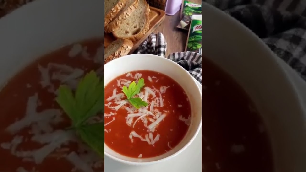 Knorr Kremalı Domates Çorbası I Creamy Tomato Soup #shorts