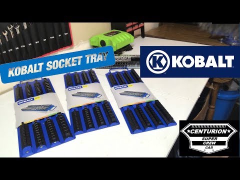 Kobalt Socket Tray Blue
