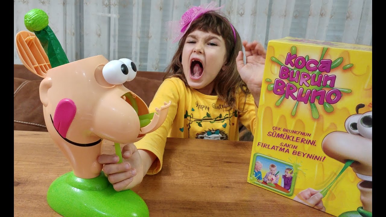 KOCA BURUN BRUNO ELİFİN EN SEVDİĞİ OYUNLARDAN.Eğlenceli çocuk videosu.Toys Unboxing