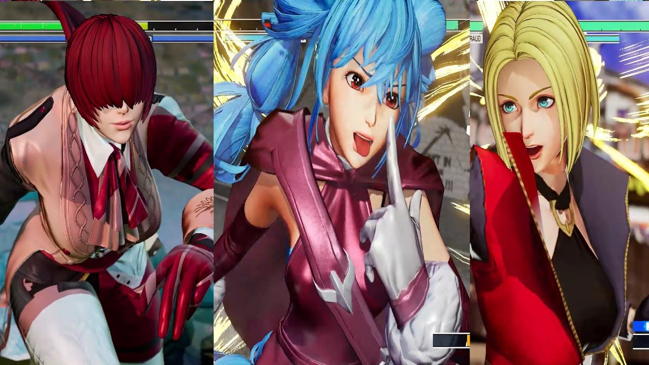 KOF hot Female Ryona war-Heidern, Rugal, Haohmaru, Yamazaki VS Mary, Kula, Candy, TX suit O`Shermie