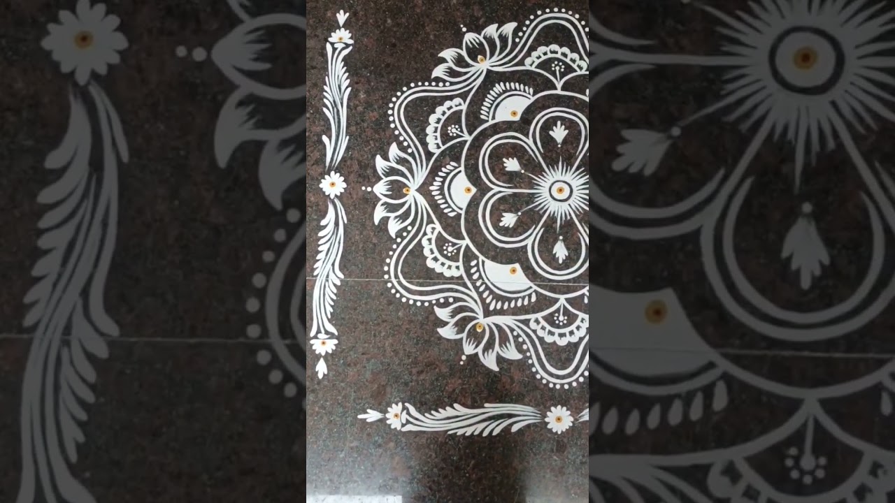 kolam rangoli /Floor painting/Designs