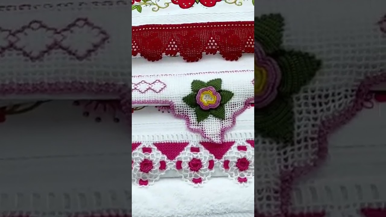 KOLAY TIĞ İŞİ HAVLU KENARLARI 🌸 BİRBİRİNDEN GÜZEL ÖRGÜ MODELLERİ