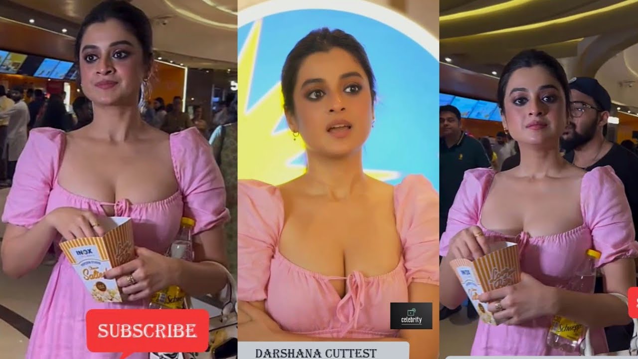 Kolkata actress Darshana banik big asset shaking spotted at cinema hall 🥵