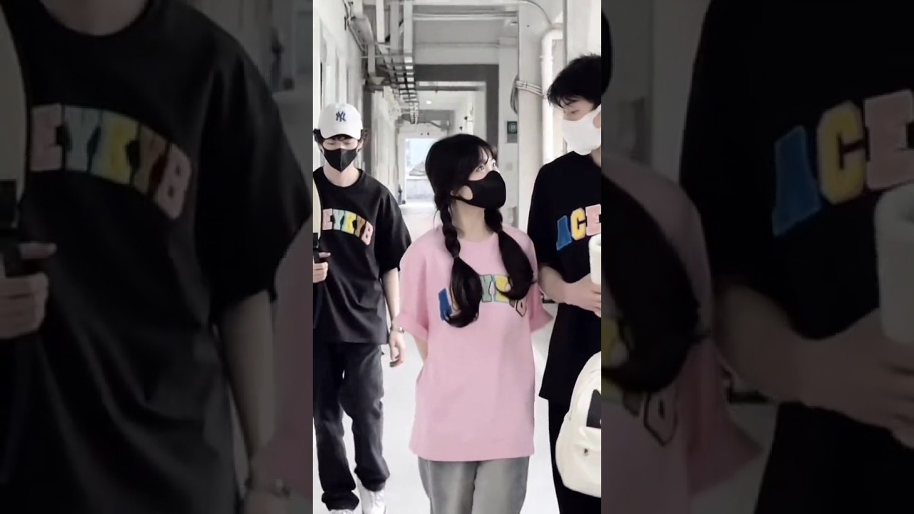 Korean cute young couples⊹₊ ⋆ *🖤 Highschool couple goals #edit #tiktok #fypシ #trend #couple #cute