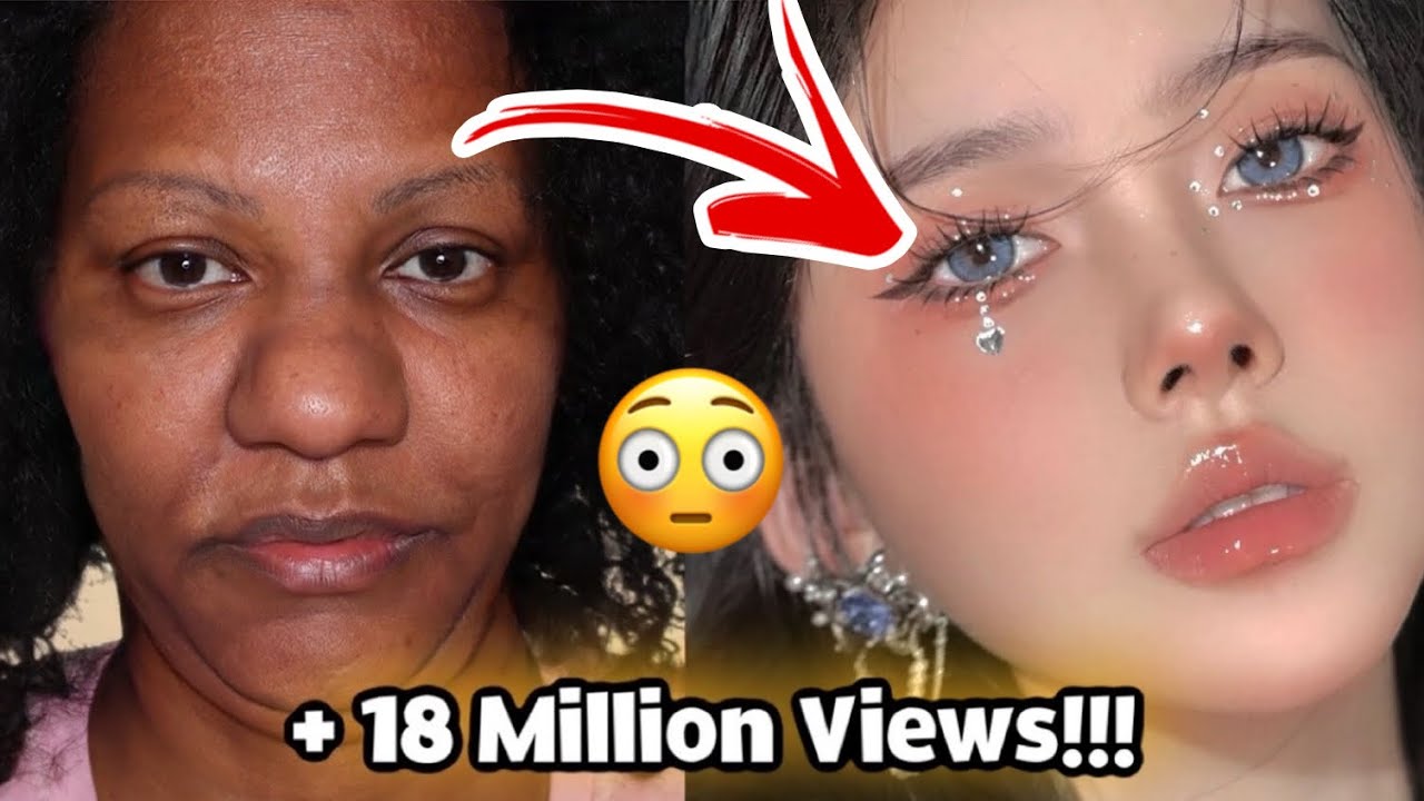 Korean Makeup Transformation Asian Got 18 MILLION Views Without Plastic Surgery!! #makeup