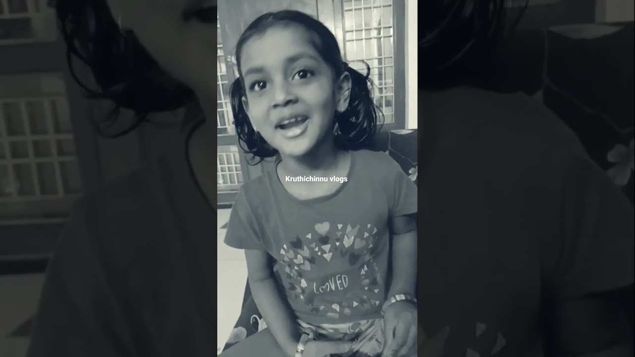 Kruthika Telugu poem cheptundhi 😂🥰
