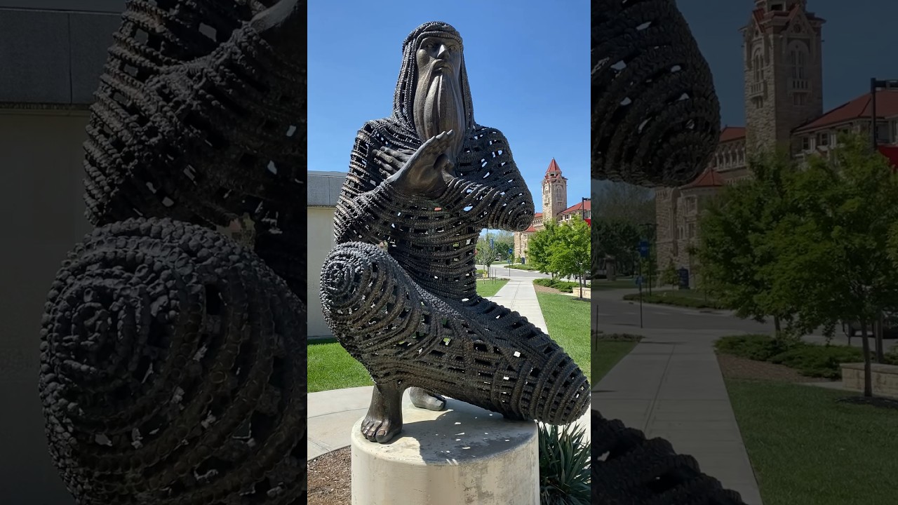 KU School of Religion Phenomenal Moses Sculpture #art #religion