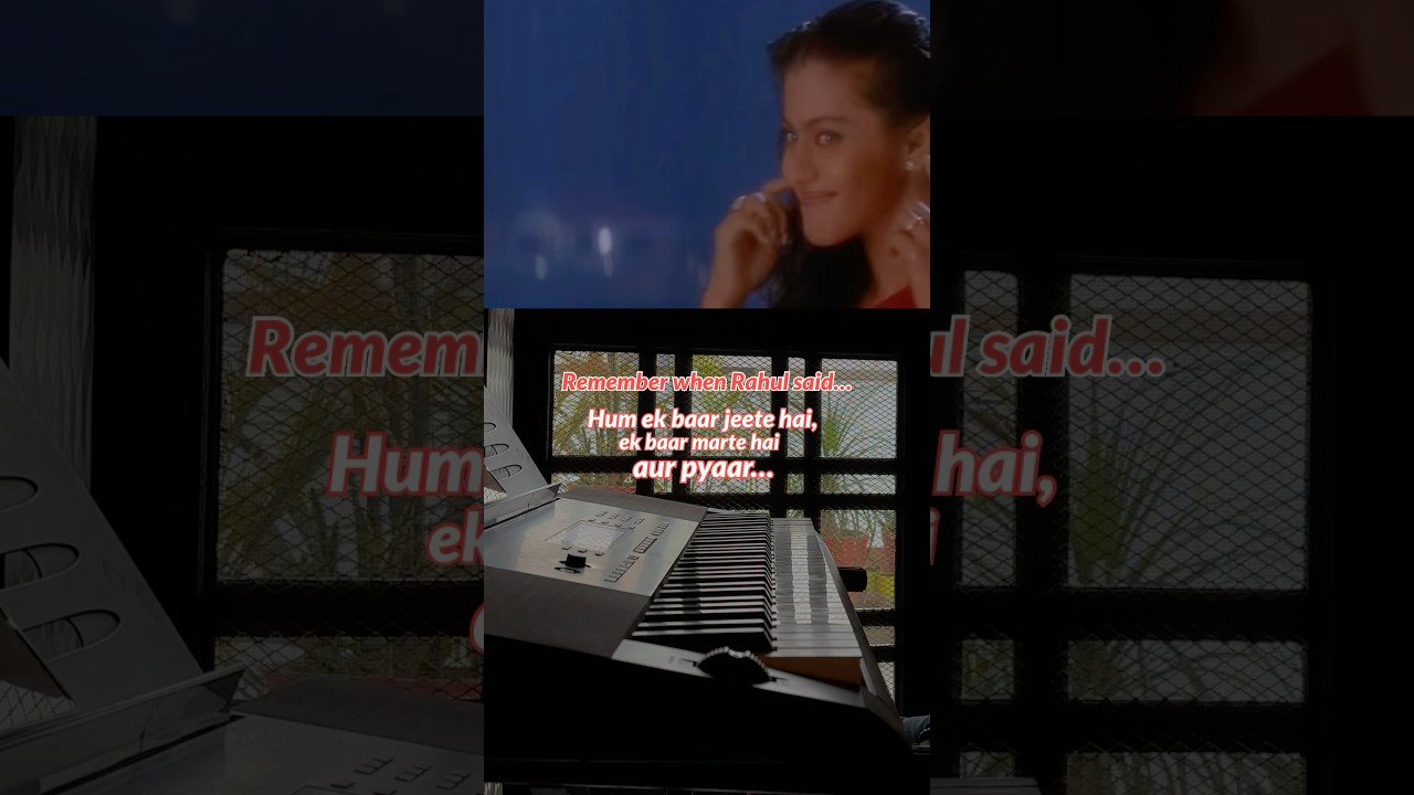 Kuch Kuch Hota Hai ❤️ | Romantic Bollywood Piano Cover🎹 #shorts  #ytshorts #easypiano #love