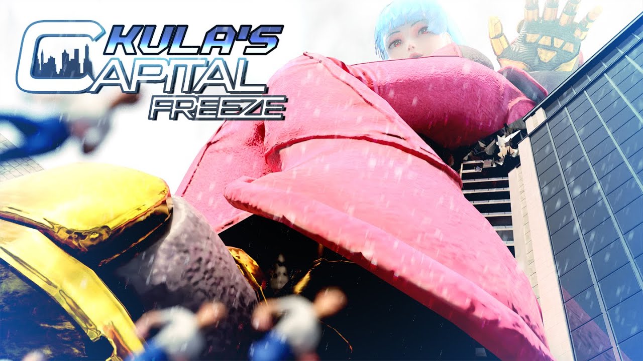 Kula's Capital Freeze - Mega Giantess Growth Animation