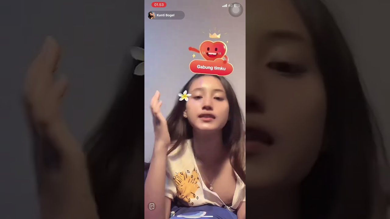 Kunti bogel Live tiktok daster sobek
