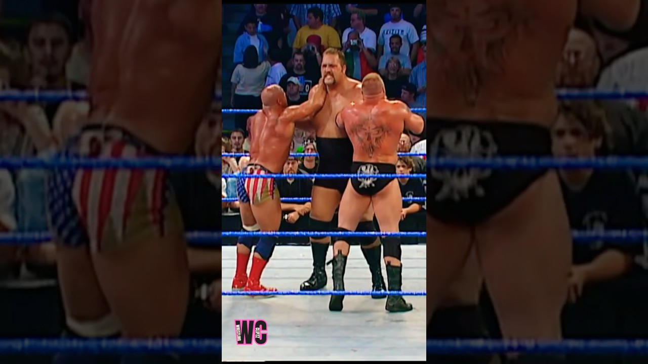 Kurt Angle vs Big Show vs Brock Lesnar - WWE Championship Match