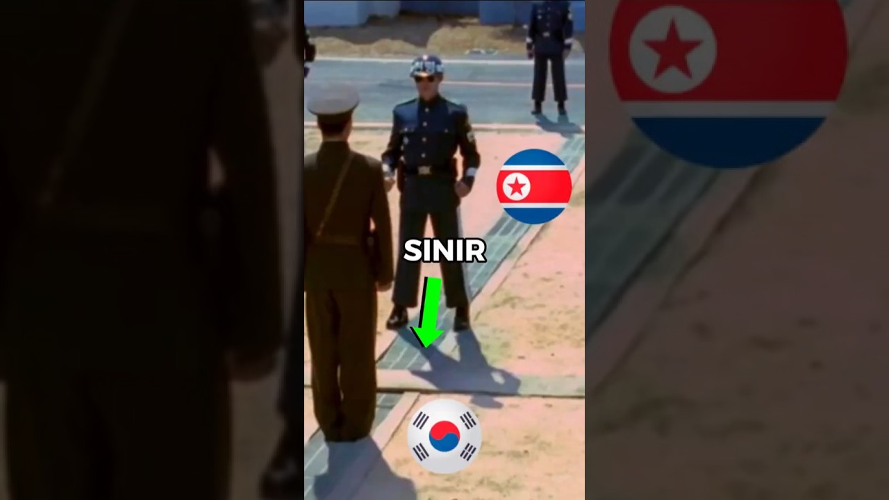 Kuzey Kore ve Güney Kore Askerleri Arasındaki Yakınlık #shorts #viral