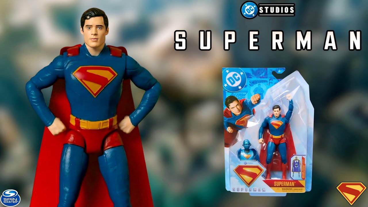 La figura de SUPERMAN Spin Master | Superman 2025 | Figura Básica | Unboxing y Review | español
