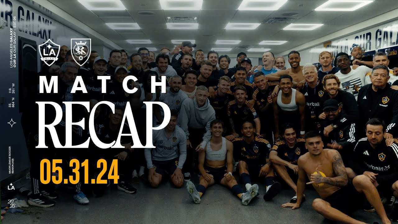 LA Galaxy Defeat Real Salt Lake | Cinematic Match Recap