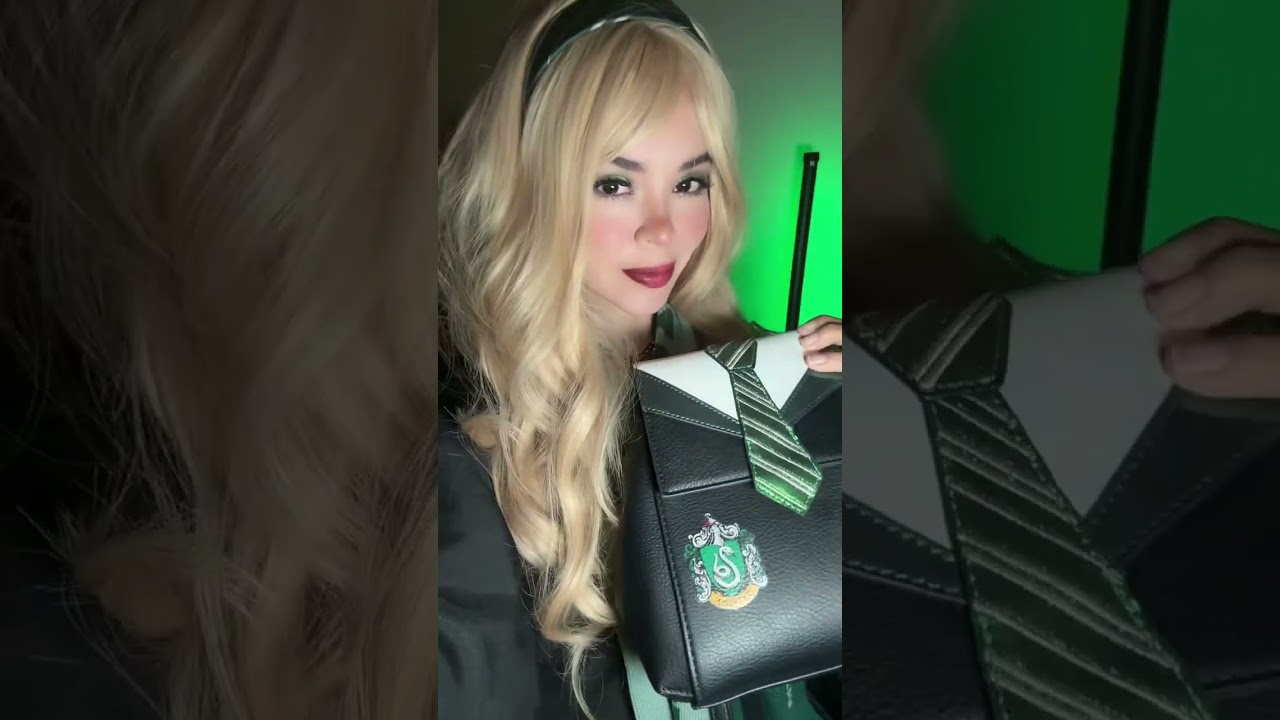 La mas malfoy🐍 #maquillaje #slytherinmakeup #dracomalfoy #harrypottertok  #danyancat #shorts