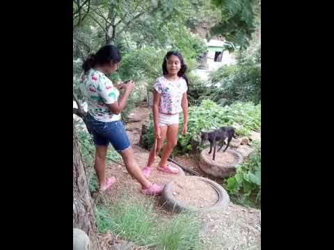 la niña bailando